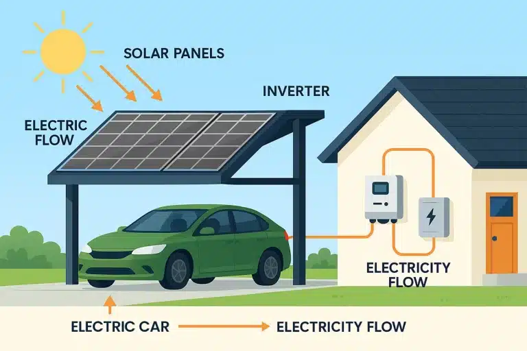 solar carport working