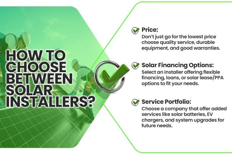 top factors for comparing different solar installers