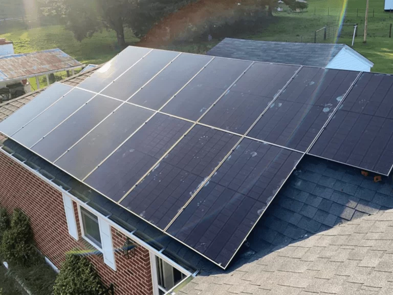 residential solar panel installation